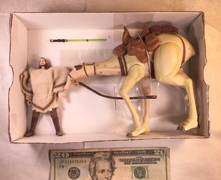 Star Wars Qui-gon Jinn & Eopie Hasbro 2009