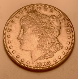 Uncirculated 1903 Morgan Silver Dollar, Coin C,  SHIPPABLE