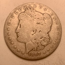 1887-O Morgan Silver Dollar, Coin M, SHIPPABLE