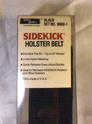 Sidekick Holster Belt Set No. 8800-1 - Black - SHIPPABLE!