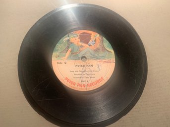 Antique Childrens 78 Rpm Record, Peter Pan Records, Circa 1950s, SHIPPABLE