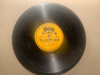 Antique Childrens 78 Rpm Record, Playtime By Columbia Records, Circa 1950s, SHIPPABLE
