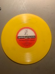 Antique Childrens 78 Rpm Record, Golden Records, Ballad Of Davy Crockett, SHIPPABLE