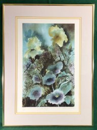 Lithograph - No. 12/400 - Fantasy, Signed - 23 1/4 In X 17 14 In, Beautifully Framed W Glass.