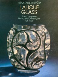 Book - Lalique Glass, Illustrated Catalog For 1932, Reprinted By Corning Glass Museum In 1981