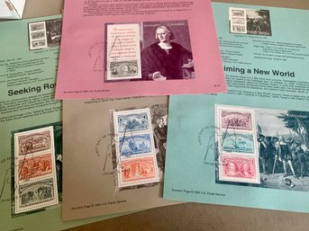 Vintage U.S. Stamp FDC Souvenir Sheet, Over $10 In Stamps Used, SHIPPABLE