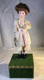 Hand Made Doll, Made To Look Antique With Music Box And Movement - Height 16 In, #10, SHIPPABLE!