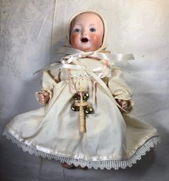 Hand Made Doll, Made To Look Antique - Height 10 In, #25, SHIPPABLE!