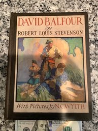 Book David Balfour- R.L. Stevenson- Illustrations N.C. Wyeth