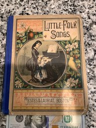 Book-little Folk Songs- Estes & Lauriat 1883