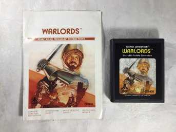Atari Game - Warlords, With Booklet, 1981 - SHIPPABLE!