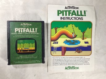 Atari Game - Pitfall!, With Booklet, 1981 - SHIPPABLE!