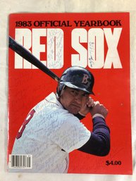 Boston Red Sox Official 1983 Yearbook - 1983