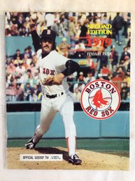 Boston Red Sox Official Fenway Park 1979 Scorebook Magazine, Second Edition - 1979