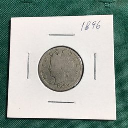 1896 - V Nickel, SHIPPABLE, #45