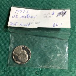 1977-S - US Jefferson Proof Nickel - BL-1 - SHIPPABLE, #64