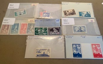 Mint FRANCE Stamps, All Mint, Over $20 Priced, Identified, SHIPPABLE