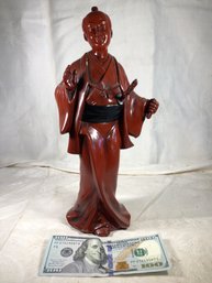 Rare Fitz Floyd Ceramic Red Figure