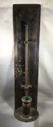 Brass Wall Sconce - Height 17.5 In