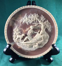 Limited Edition Plate 'A Thing Of Beauty' Sculptured And Signed By Gayle Bright Appleby, Plate No. 04164 FA
