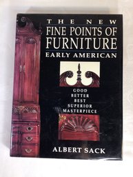Book - The New Fine Points Of Furniture, Early American By Albert Sack, 1993
