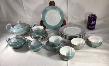 Luster Ware Tea Set, Made In Germany - Lot Of 18