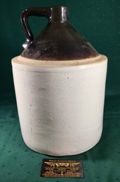 Antique Two-tone Stoneware Crock Jug