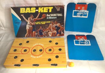 Vintage Game - Bas-Ket, By Cadaco