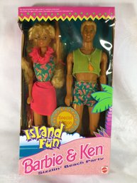 Barbie & Ken Island Fun Sizzlen' Beach Party, Mattel, 1993
