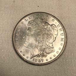 1887 U.S. Morgan Silver Dollar, Stunning, Uncirculated!  SHIPPABLE - #01