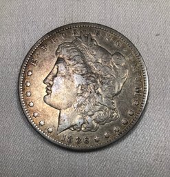 1886-O U.S. Morgan Silver Dollar, Very Fine. SHIPPABLE - #05