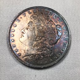 1884 U.S. Morgan Silver Dollar, Wonderful Toning! SHIPPABLE - #10