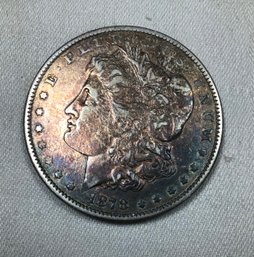 1878 U.S. Morgan Silver Dollar, Very Fine, SHIPPABLE - #14