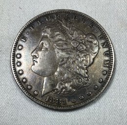 1881 U.S. Morgan Silver Dollar, Very Fine, SHIPPABLE - #17