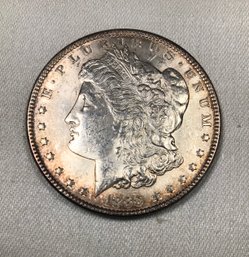 1889 U.S. Morgan Silver Dollar, Nice Toning, Great Detail. SHIPPABLE - #21