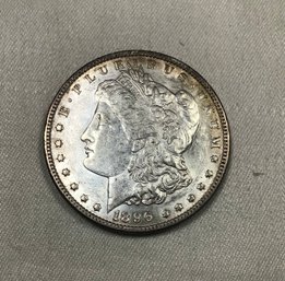 1896 U.S. Morgan Silver Dollar, Nice Toning - Great Coin! SHIPPABLE - #23