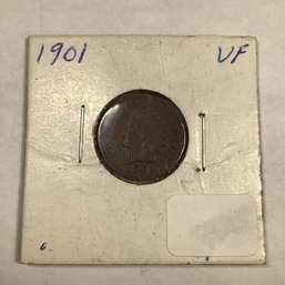1901 VF Indian Head Cent, #2