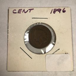 1896 Indian Head Cent, #1