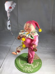Vintage AnnaLee Doll With AnnaLee Doll Society Pin, 1990