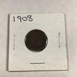 1908 Indian Head Cent, #21