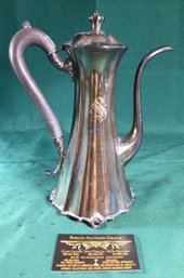 Antique Quadruple Silver-Plate Teapot, Pairpoint - New Bedford, Mass. - 10 In Height