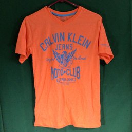 Calvin Klein Moto-Club T-Shirt - Size L