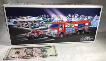 HESS Emergency Truck With Rescue Vehicle New In Box - 2005