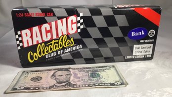 Officially Licensed Winston Cup Collectible Dale Earnhardt Limited Edition 1995 Bank 1:24 Stock Car
