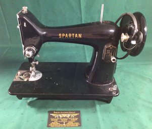 Antique SPARTAN Sewing Machine - GOOD MAKER!