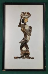 Butterfly Art - Female Figure Created Using Butterfly Wings - See Photos, SHIPPABLE