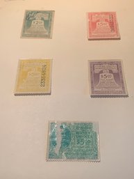 U.S. STAMPS BY THE ALBUM PAGE - SHIPPABLE, Motor Vehicle Tax Stamps