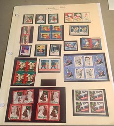 U.S. STAMPS BY THE ALBUM PAGE - SHIPPABLE, Christmas Seal Stamps