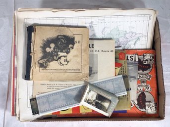 Antique And Vintage Ephemera Lot - Music Sheets, Booklets, Stamp Album, Craftsman Magazines And More