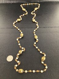 Vintage Flapper Necklace, 54 In